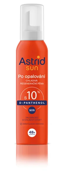 Sun after moisturizing foam