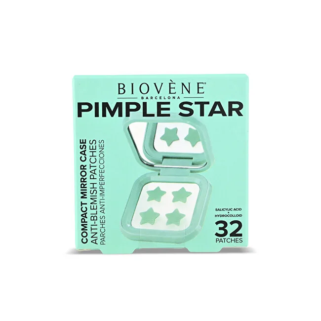 Biovene Pimple Star Patches & Mirror Case 32 pcs. Green Patch Set thumbnail 6