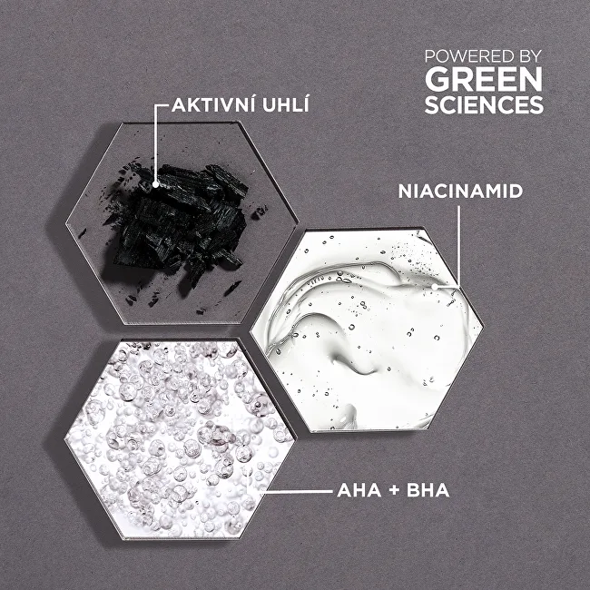 Garnier Pure active aha + bha charcoal serum thumbnail 2