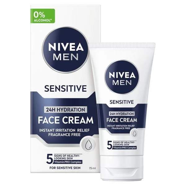 Men sensitive 24h hydration face cream