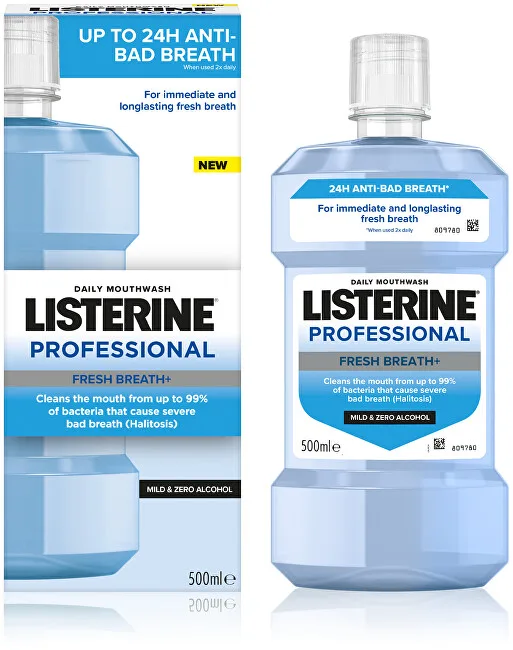 Listerine Mouthwash Professional Fresh Breath+ thumbnail 2
