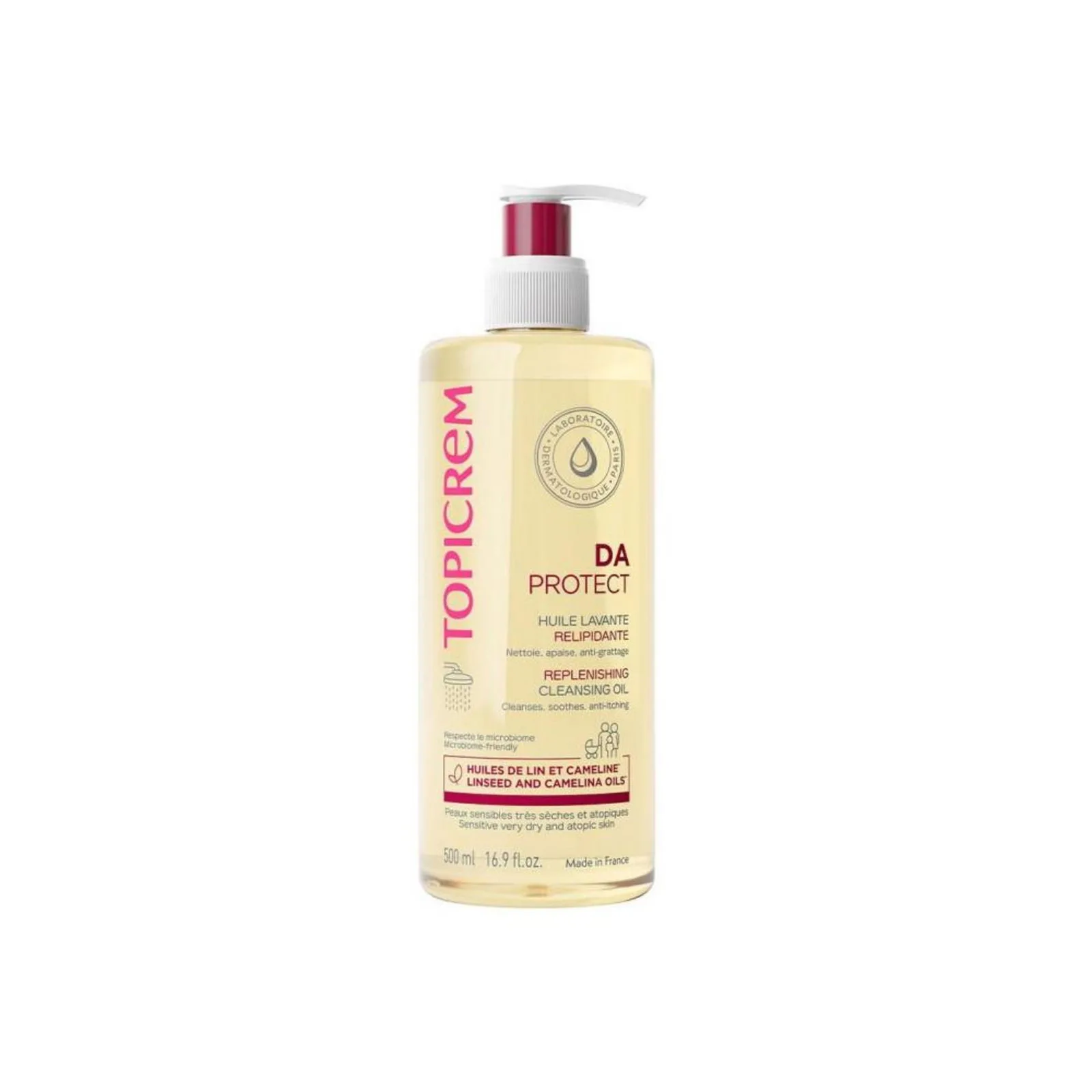Topicrem DA Protect Replenishing Cleansing Oil 500 ml thumbnail 3