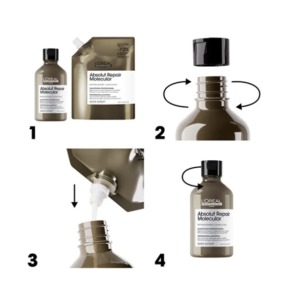 Absolut repair molecular professional shampoo thumbnail 4