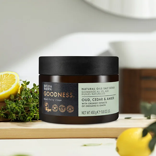 Baylis & Harding Body scrub Oud, Cedarwood & Amber thumbnail 2
