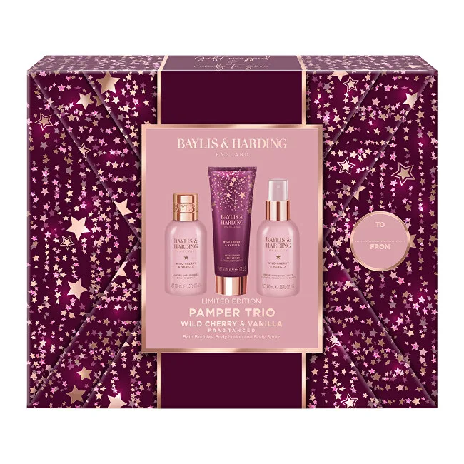 Baylis & Harding Wild Cherry & Vanilla Body Care Gift Set 3 pcs thumbnail 2
