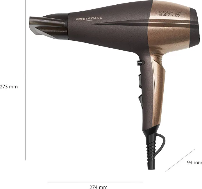 Profi care Professional hair dryer HT 3010 BR thumbnail 3