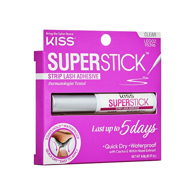 Kiss Super Stick 5-Day Extended Wear (Strip Lash Adhesive) 4.8g Clear thumbnail 7