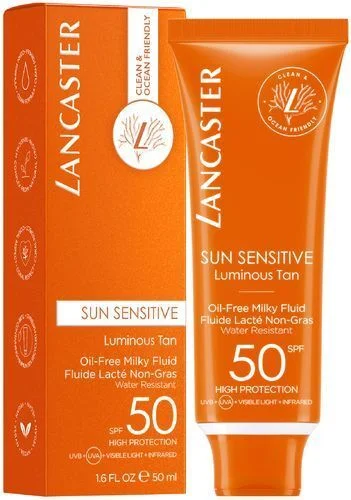 Sun sensitive oil-free milky fluid