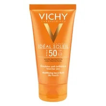 Idéal soleil dry touch protective face fluid