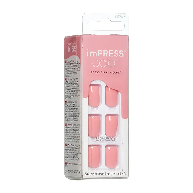 Kiss Kiss Self-adhesive nails imPRESS Color Pretty Pink 30 pcs thumbnail 3