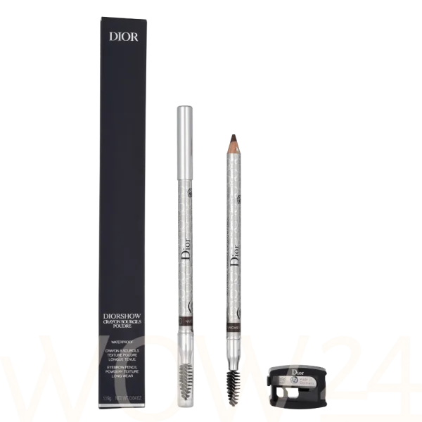 Diorshow powder eyebrow pencil 032 dark brown 1, thumbnail 4
