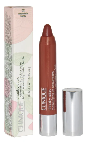 Chubby stick moisturising lip colour balm 02 whole lotta honey