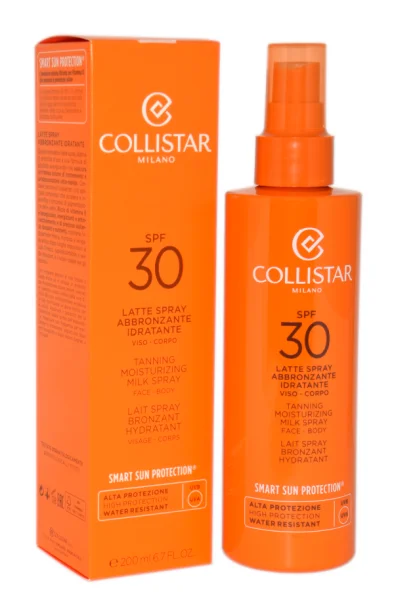 Smart sun protection tanning moisturizing milk spray