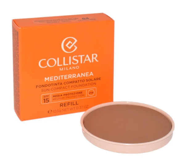 Mediterranea sun compact foundation spf15 04 pantelleria refill 10,