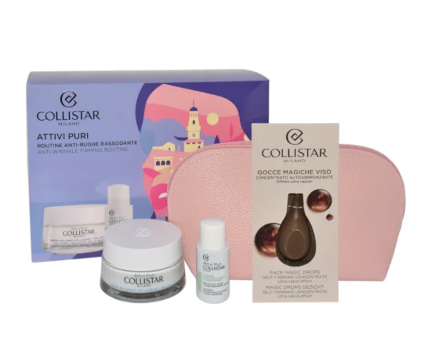 Collagen balm cream + salicylic acid lotion 15ml self tanning drops sample cosmetics bag
