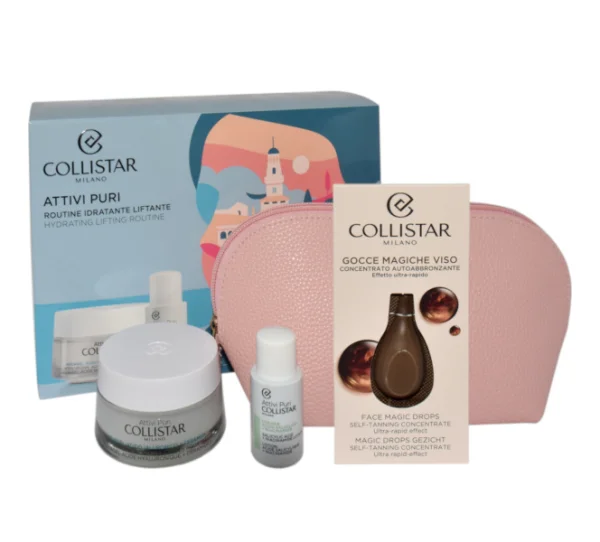 Facial lotion 15ml + volumizing face cream 50ml cosmetics bag