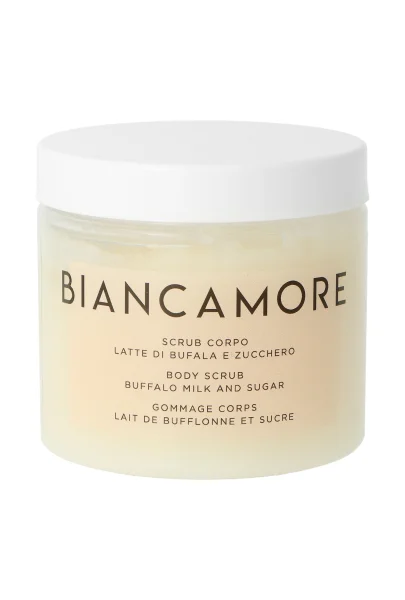 Body scrub buffalo milk and sugar