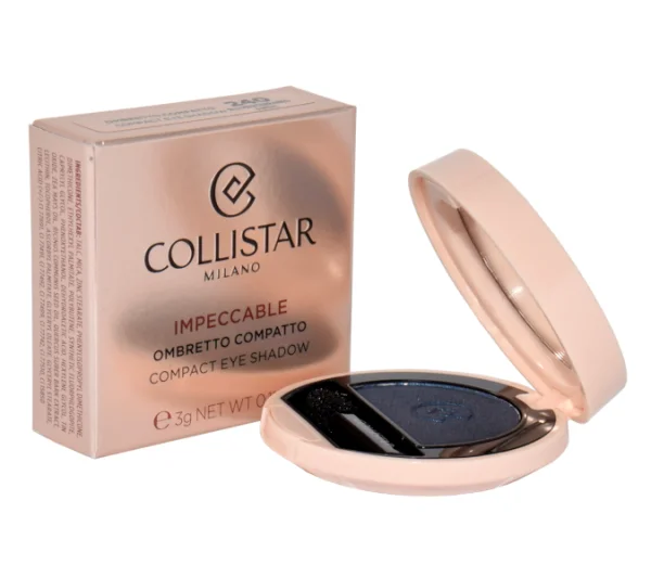 Impeccable compact eye shadow 240 blu mediterraneo satin