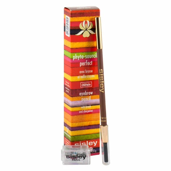 Phyto - sourcils perfect eyebrow pencil with brush and sharpener 2 chatain 0,