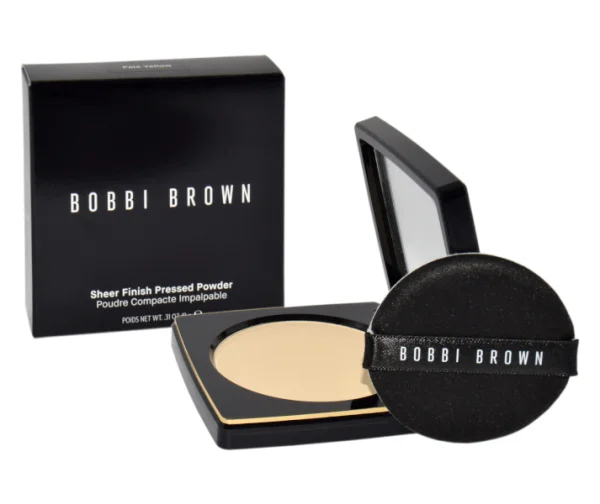 Sheer finish pressed powder - pale yellow