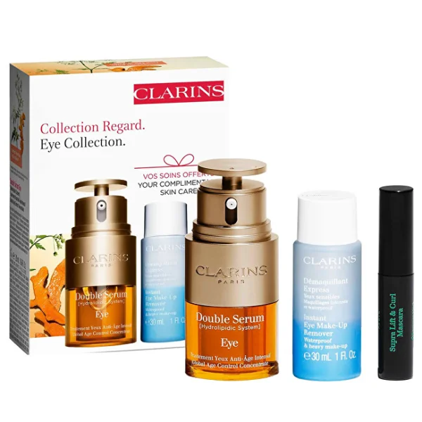 Double serum eye 20ml + instant make up remover 50ml mascara supra lift & curl