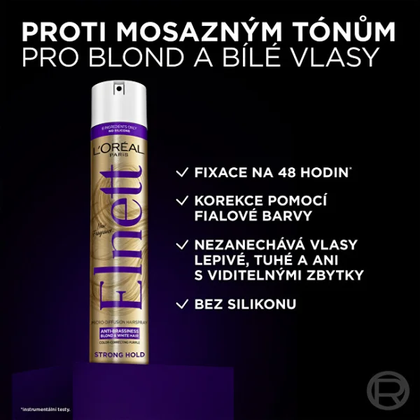 Elnett micro-diffusion hairspray anti-brassiness thumbnail 4