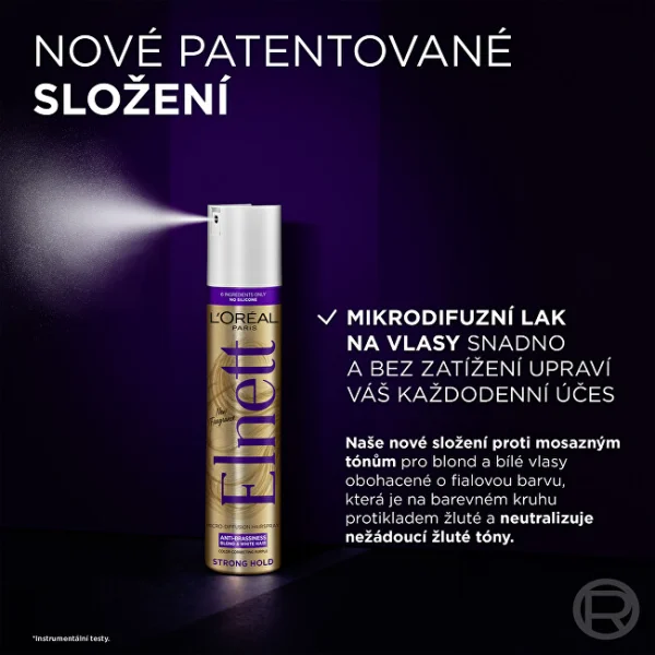 Elnett micro-diffusion hairspray anti-brassiness thumbnail 5