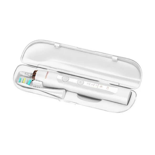 Concept "v" design Sonic toothbrush with travel case Perfect Smile white ZK7010 thumbnail 3
