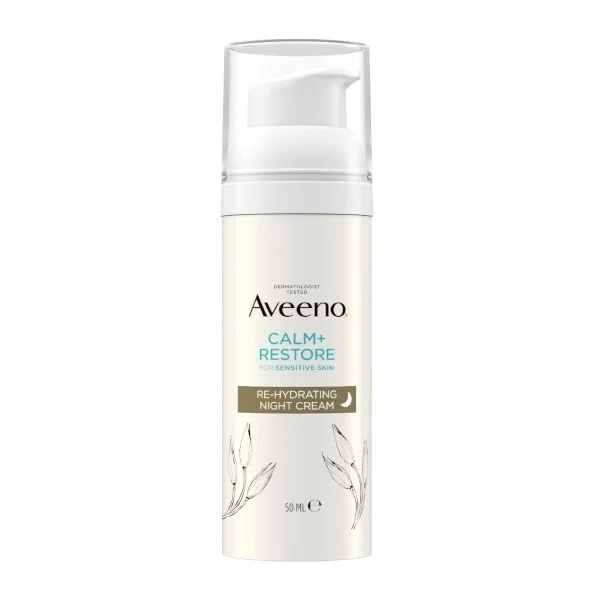 Calm + restore re-hydrating night cream