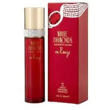 White diamonds en rouge