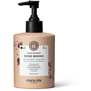 Maria Nila Color Refresh Toning Mask Beige Brown 7.23 - thumbnail 2