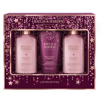 Baylis & Harding Wild Cherry & Vanilla Body Care Gift Set 3 pcs thumbnail 5
