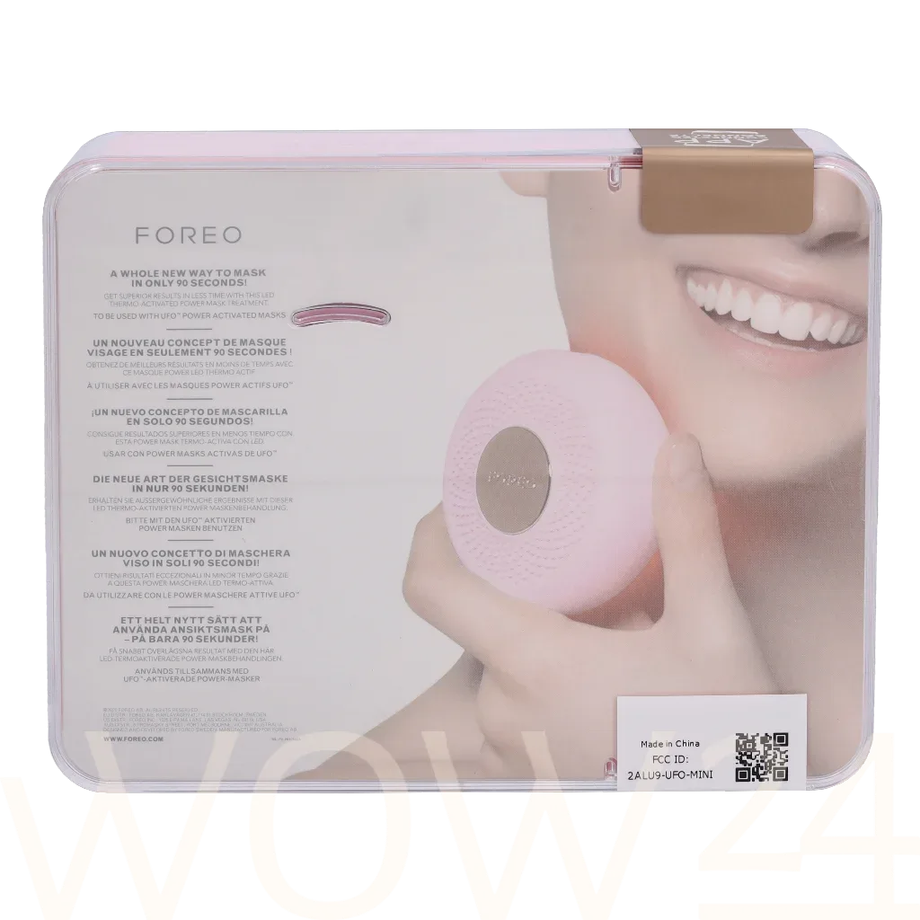 Foreo Foreo Ufo 2 Mini Power Mask & Light Therapy - Pearl Pink thumbnail 3