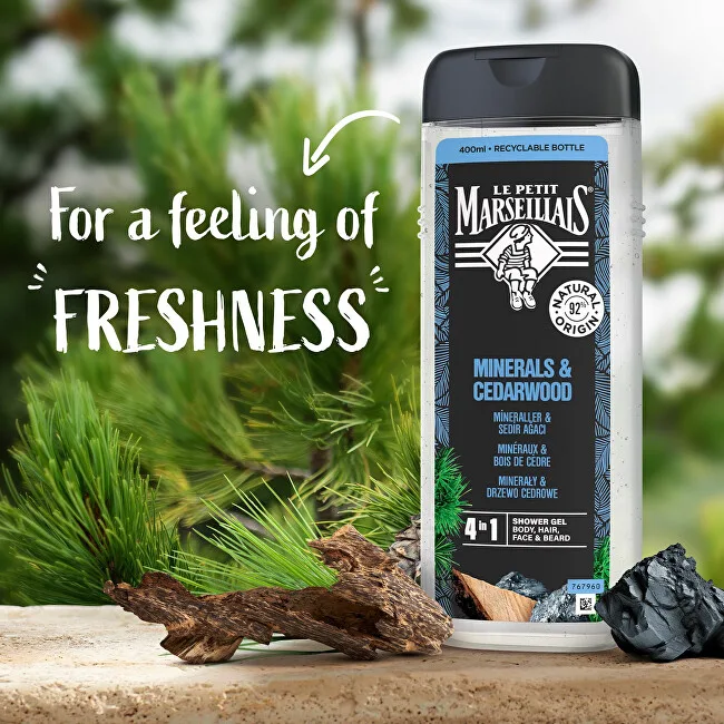 Le Petit Marseillais 4 in 1 Minerals & Cedarwood Shower Gel thumbnail 7