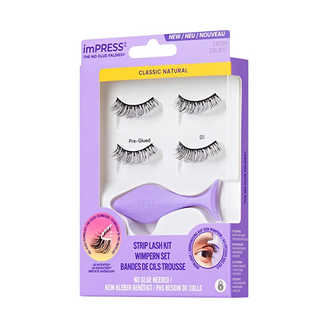 Kiss imPRESS No Glue Strip Lash 01 thumbnail 2