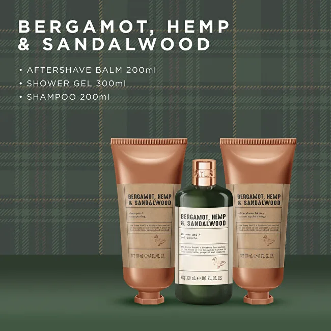 Baylis & Harding Bergamot, Hemp & Sandalwood Body Care Gift Set thumbnail 3