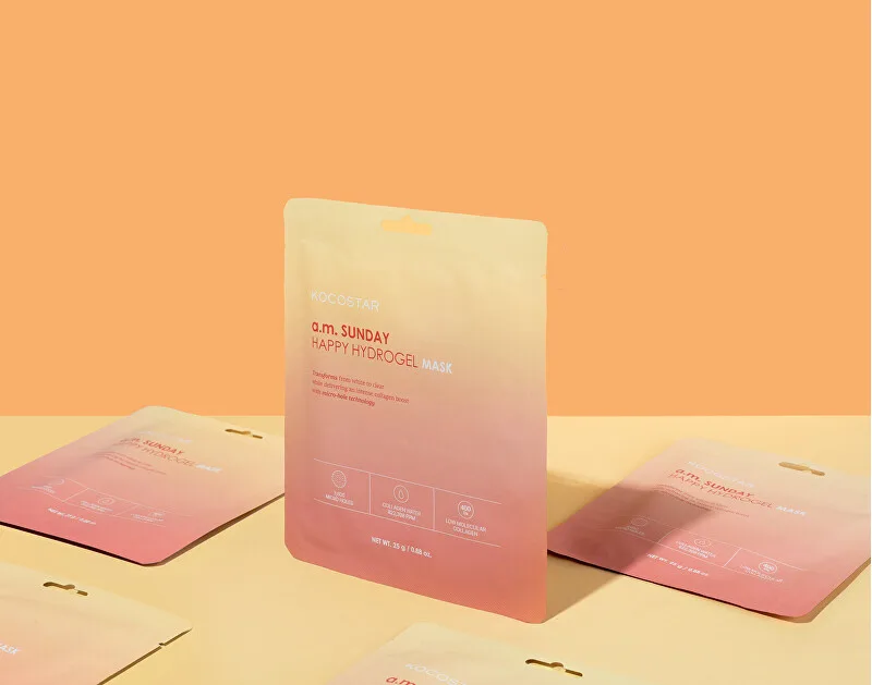 Kocostar Hydrating face mask am Sunday Happy Hydrogel Mask thumbnail 4