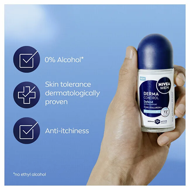 Nivea Roll-on antiperspirant for men Men Derma Control Defend (Antiperspirant) 50 ml thumbnail 6