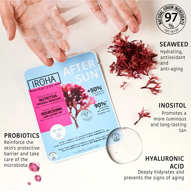 Iroha Nourishing Aftersun Face Sheet Mask thumbnail 3