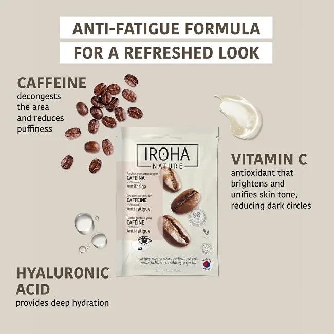 Iroha Caffeine Eye Contour Patches 2 x thumbnail 4