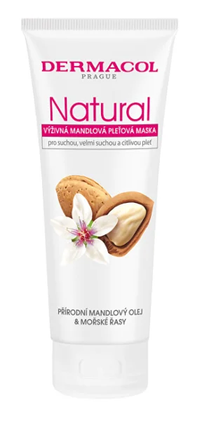 Natural almond face mask