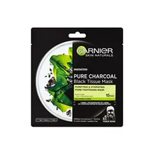 Skin naturals aha + bha charcoal mattifying serum mask