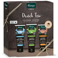 Men shower trio