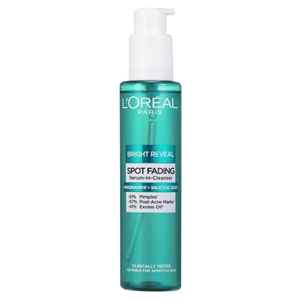 Bright reveal spot fading serum-in-cleanser