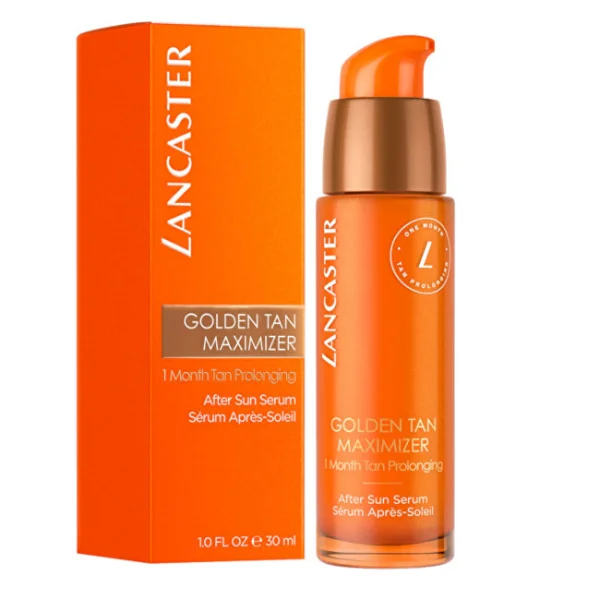 Golden tan maximizer after sun serum