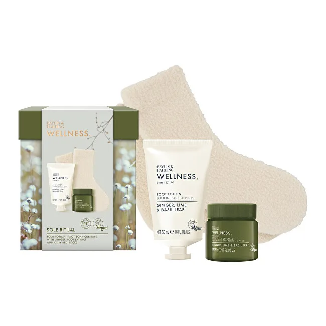 Baylis & Harding Wellness Ginger, Lime & Basil Foot Care Gift Set 3 pcs thumbnail 2