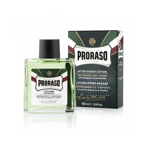 Green after shave lotion