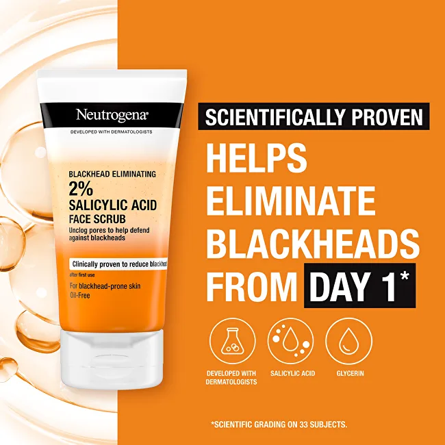 Neutrogena Blackhead Eliminating 2% Salicylic Acid Face Scrub thumbnail 2