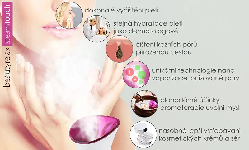 BeautyRelax Professional facial sauna with steamization Steamtouch BR-1330 thumbnail 4