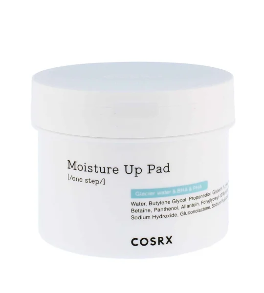 One step moisture up pad